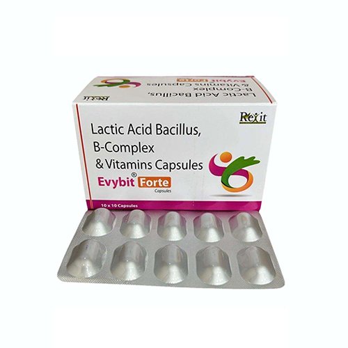 Evybit-Forte Capsules | Lactic Acid Bacillus, B-Complex & Vitamins Capsules | Main Image