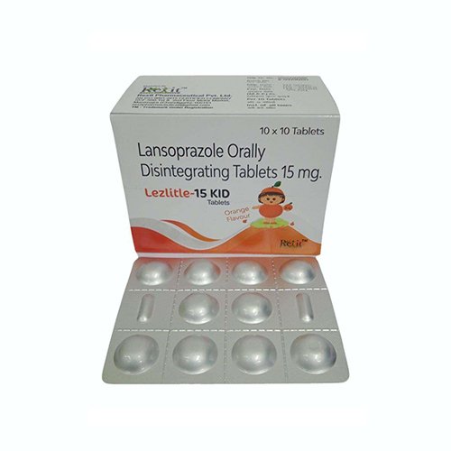 Lezlitle-15 Kid Tablets | Lansoprazole Orally Disintegrating Tablets 15 mg. | Main Image
